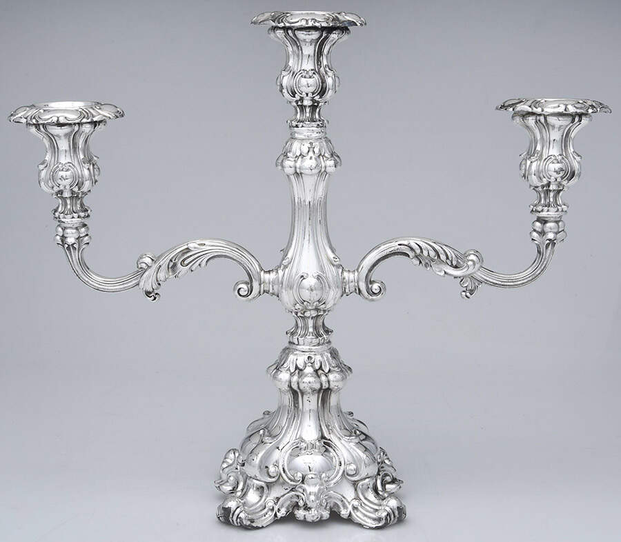 116 (Silverplate, Hollowware) Medium 3-Light Candelabra by International Silver-1