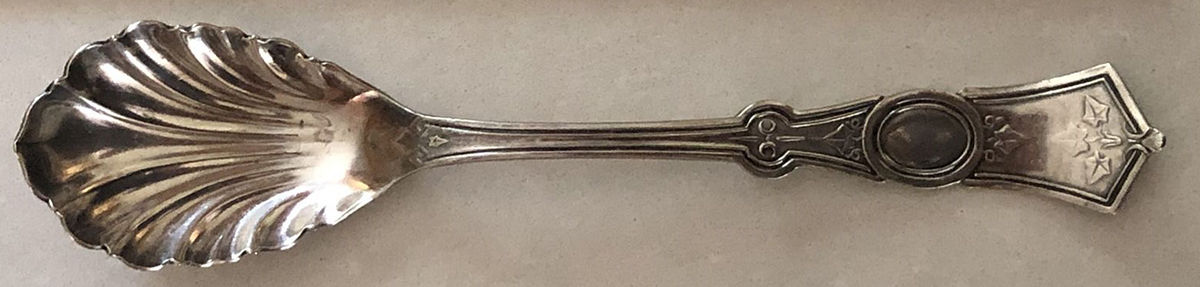 INS456 (Silverplate) Sugar Shell Spoon by International Silver-1