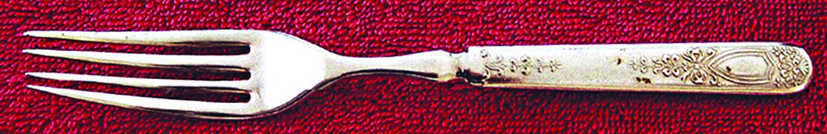 INS459 (Silverplate) Indented Solid Handled Fork by International Silver-1