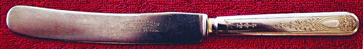INS459 (Silverplate) Blunt Solid Knife by International Silver-1