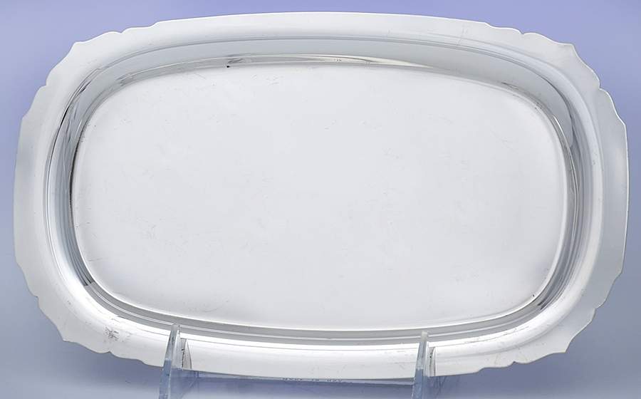 625 (Silverplate, Hollowware) Tray for Creamer and Sugar Set by International Silver-1