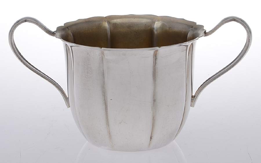 625 (Silverplate, Hollowware) Silverplate Open Sugar Bowl by International Silver-1