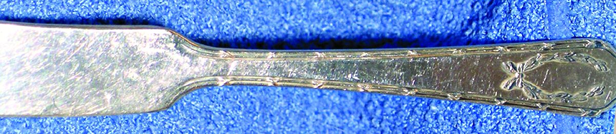 INS460 (Silverplate) Flat Handle Butter Spreader by International Silver-1