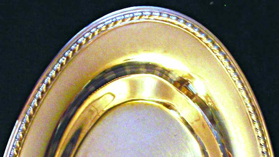 647 (Silverplate, Hollowware) Silverplate Bread Tray by International Silver-1