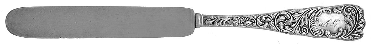Monarch (Silverplate, 1889, No Monograms) Solid Breakfast Knife by International Silver-1