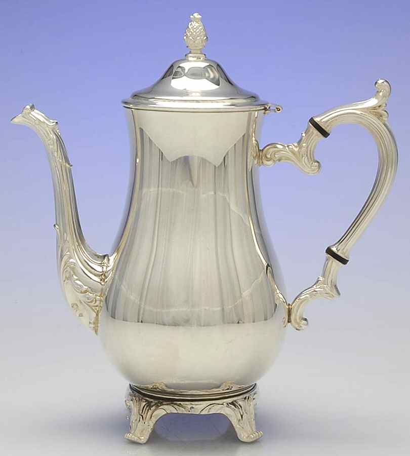 2601 (Silverplate, Hollowware) Silverplate Coffee Pot by International Silver-1