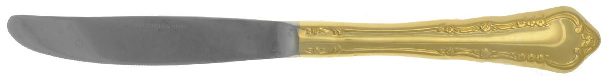 Laurel Gold (Gold Electroplate) Modern Hollow Knife by International Silver-1