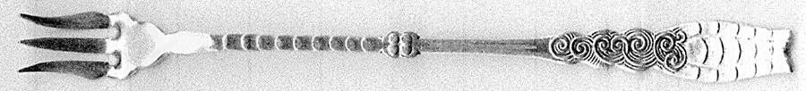 INS466 (Silverplate) Cocktail/Seafood Fork by International Silver-1