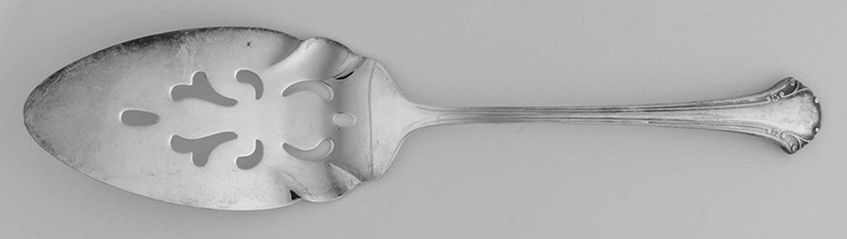 Berklery (Silverplate) Pierced All Stainless Pie Server by International Silver-1
