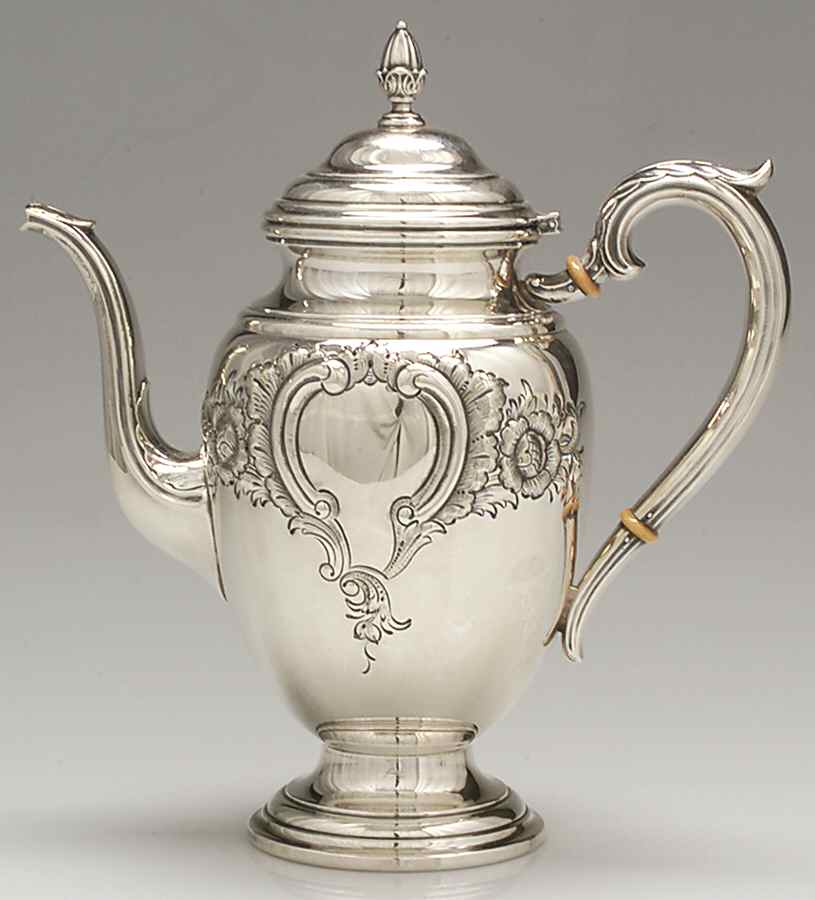 Lord Saybrook-Hand Chased Coffee Pot by International Silver-1