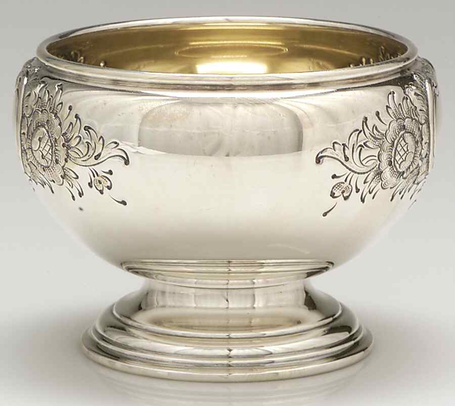 Lord Saybrook-Hand Chased Waste Bowl by International Silver-1