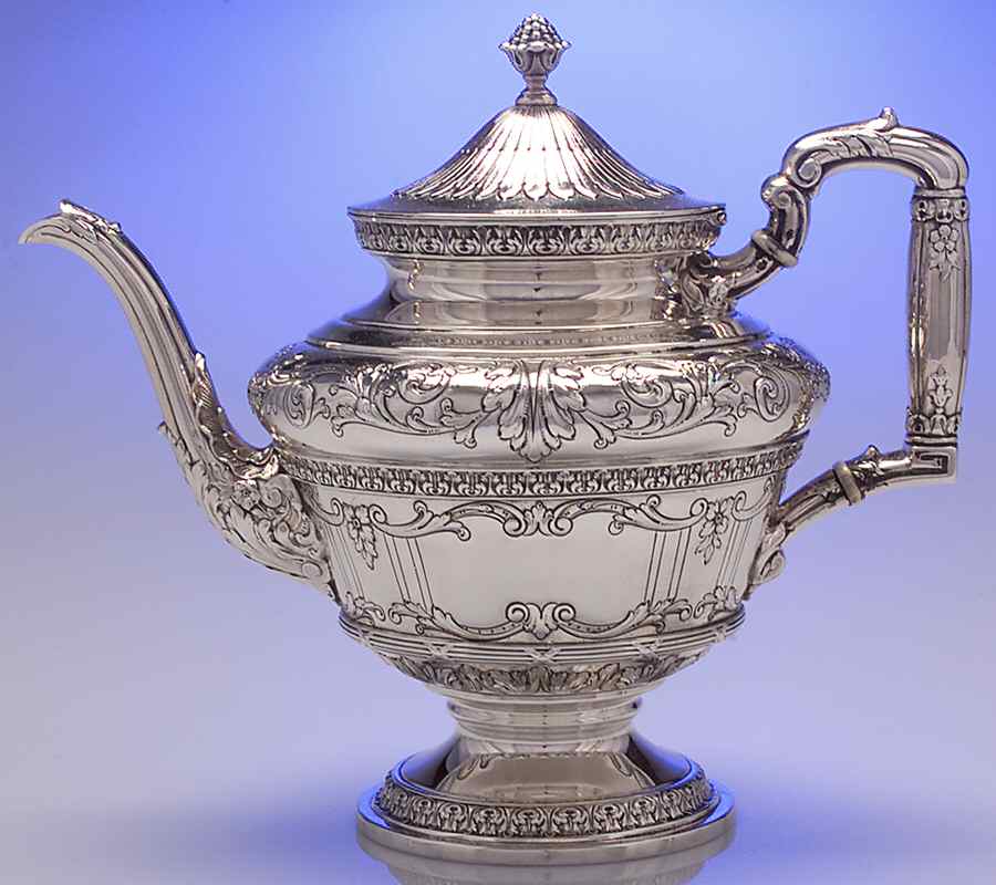 Marie Antoinette (Sterling, Hollowware) Teapot by International Silver-1