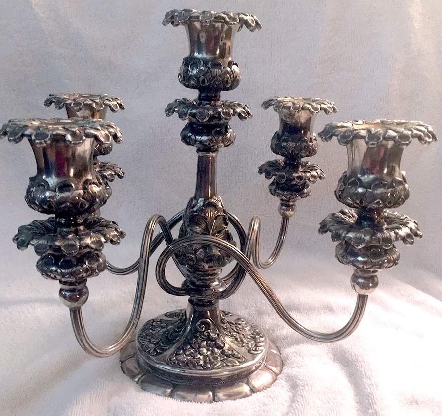 2759 (Silverplate, Hollowware) Large 5-Light Candelabra by International Silver-1