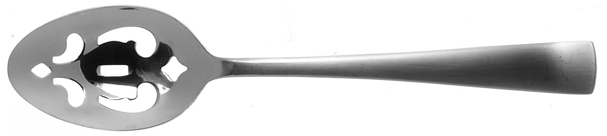 Satin Mason (Stainless) Pierced Tablespoon (Serving Spoon) by International Silver-1