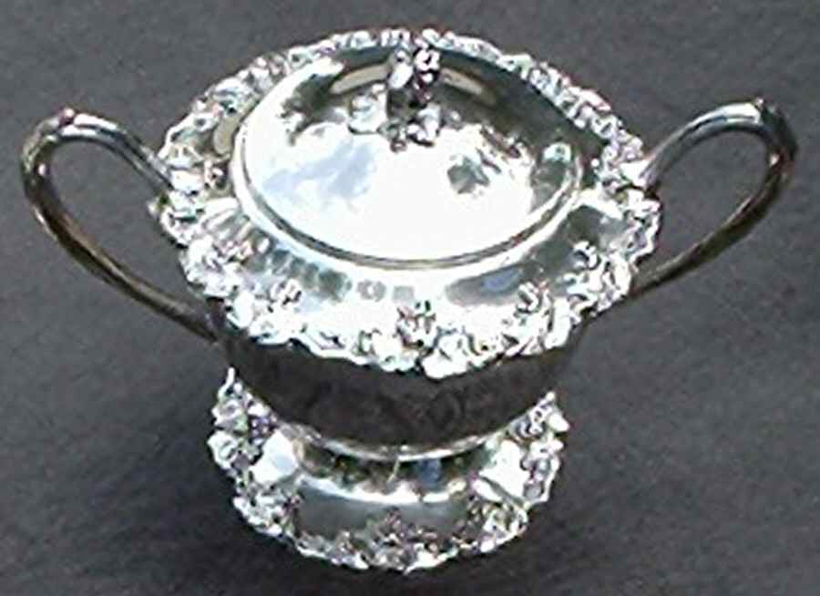 85 (Silverplate, Hollowware) Sugar Bowl & Lid by International Silver-1