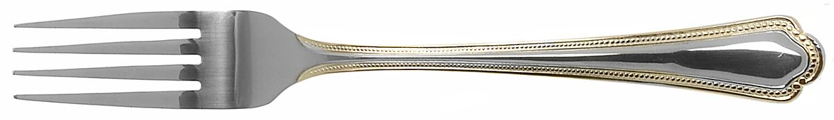 Colonial Bead (Stainless Goldacc) Fork by International Silver-1