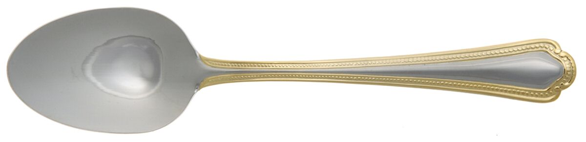 Colonial Bead (Stainless Goldacc) Teaspoon by International Silver-1