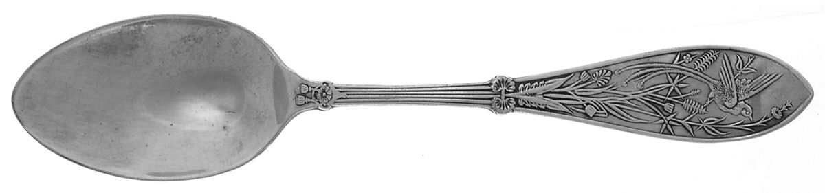 Bird (Silverplate, 1875) Place/Oval Soup Spoon by International Silver-1