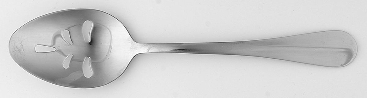 Simplicity (Stainless) Pierced Tablespoon (Serving Spoon) by International Silver-1