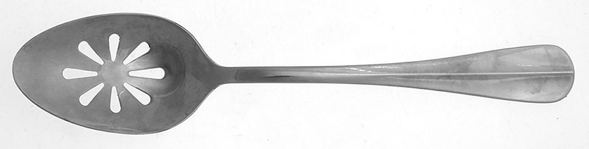 Simplicity (Stainless) Pierced Tablespoon (Serving Spoon) by International Silver-1