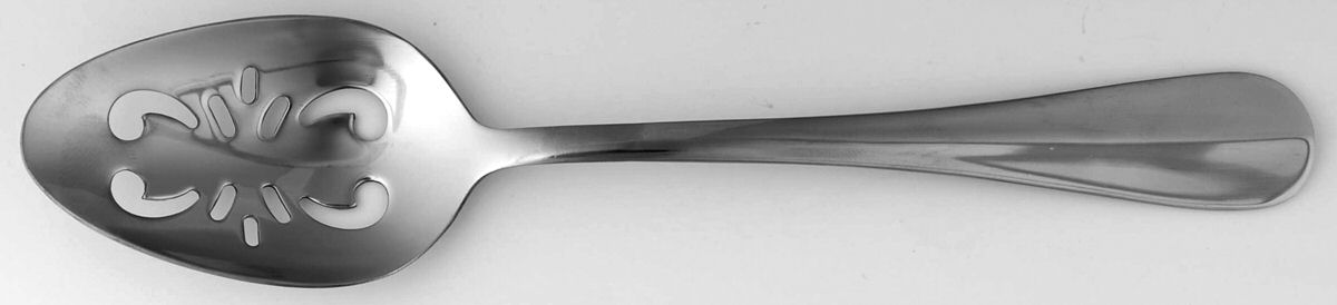 Simplicity (Stainless) Pierced Tablespoon (Serving Spoon) by International Silver-1