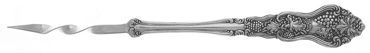 Silverplate Flatware Butter Pick with One Twisted Tine HC by International Silver-1