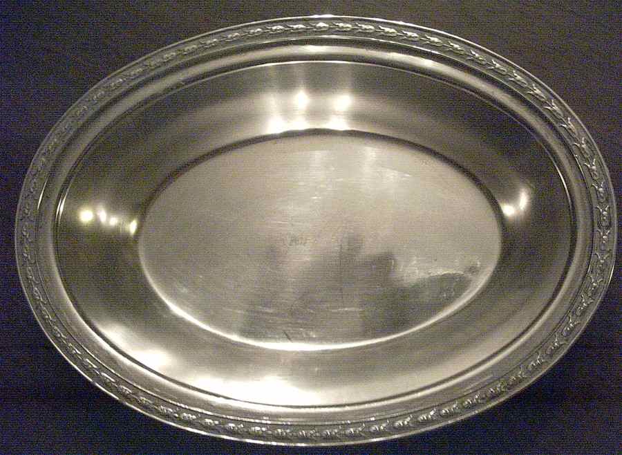 Americus (Silverplate Hollowware) Plated Gravy Underplate by International Silver-1