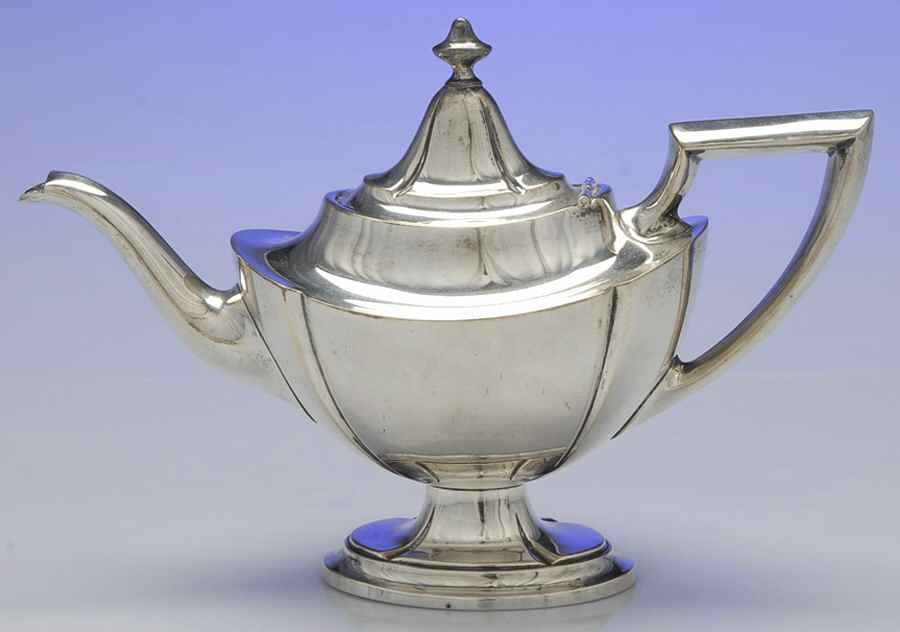C301 (Sterling, Hollowware, Plain) Teapot by International Silver-1