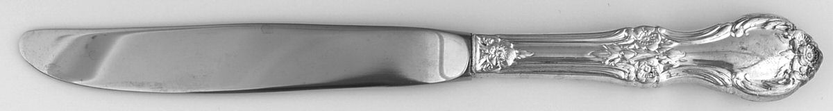Wild Rose (Silverplate) Modern Hollow Knife by International Silver-1