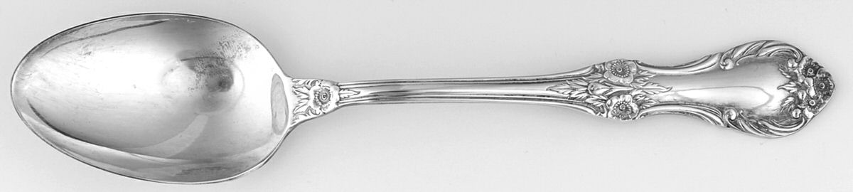 Wild Rose (Silverplate) Place/Oval Soup Spoon by International Silver-1