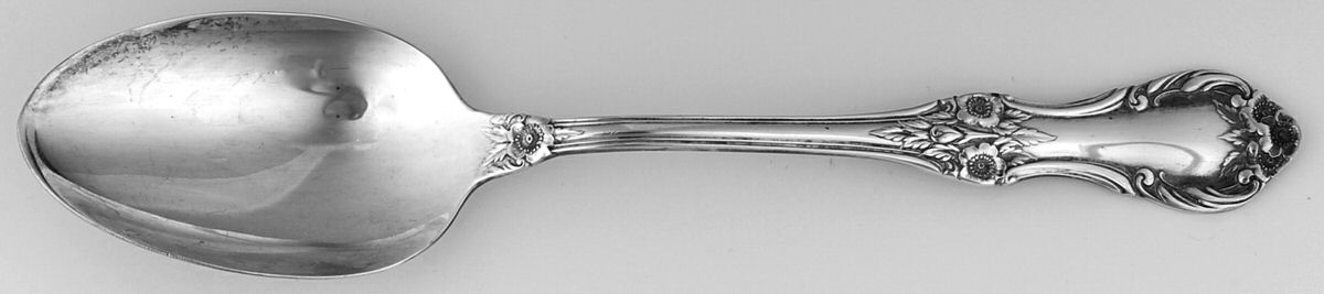 Wild Rose (Silverplate) Tablespoon (Serving Spoon) by International Silver-1