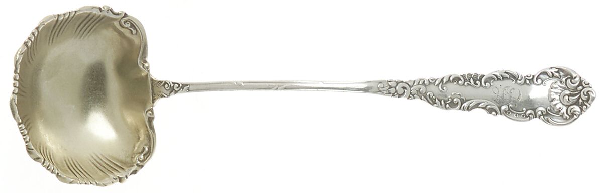 INS490 (Sterling) Solid Piece Cream Ladle by International Silver-1