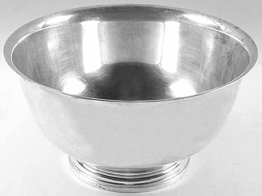 Paul Revere Reproductions (Strl, Hllwr) 14" Paul Revere Punch Bowl by International Silver-1