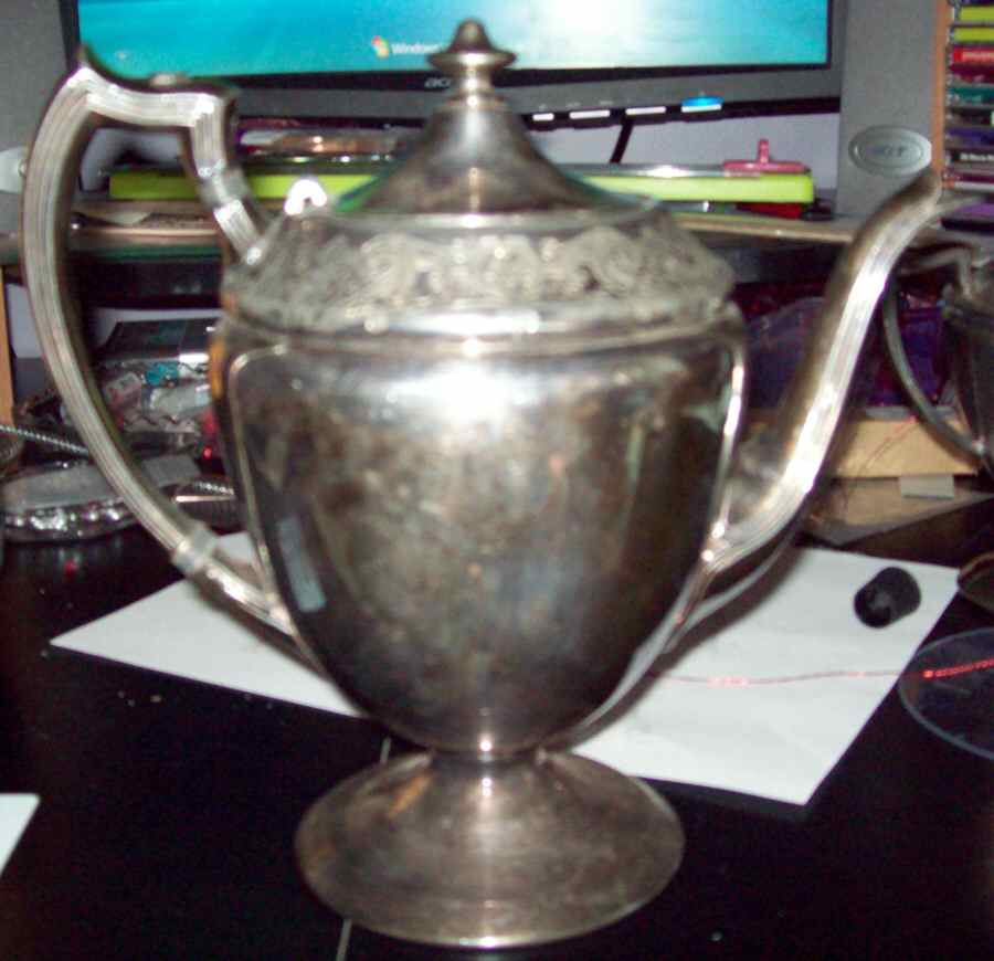 8-104 (Silverplate, Hollowware) Teapot by International Silver-1
