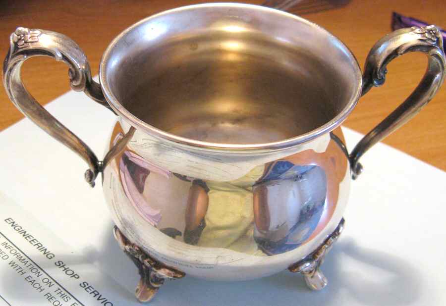 408 (Silverplate, Hollowware) Sugar Bowl No Lid by International Silver-1