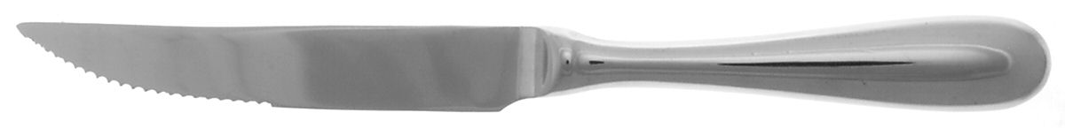 Gran Royal II (Stainless) Individual Steak Knife Hollow Handle Serrate Blade by International Silver-1