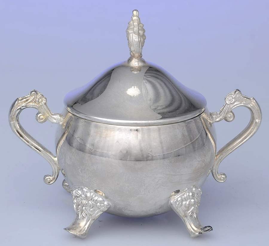 1991 (Silverplate, Hollowware) Sugar Bowl & Lid by International Silver-1