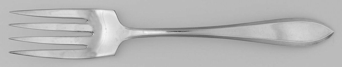 INS497 (Silverplate) Medium Solid Cold Meat Serving Fork by International Silver-1