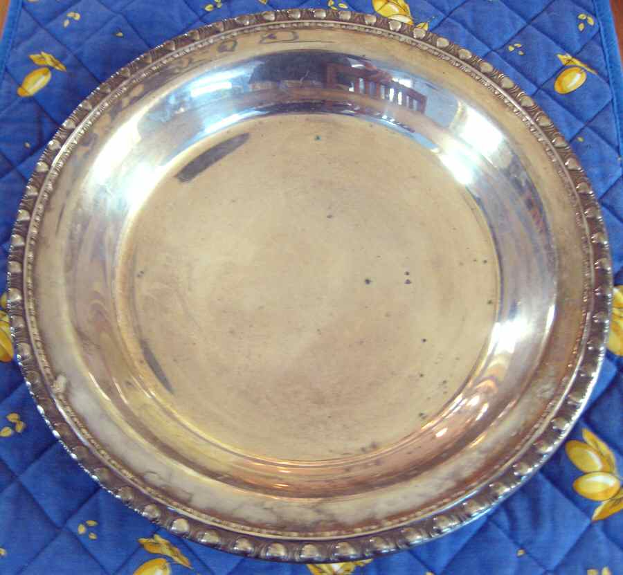 Mayfair (Silverplate, Hollowware) Footed Pie Plate by International Silver-1