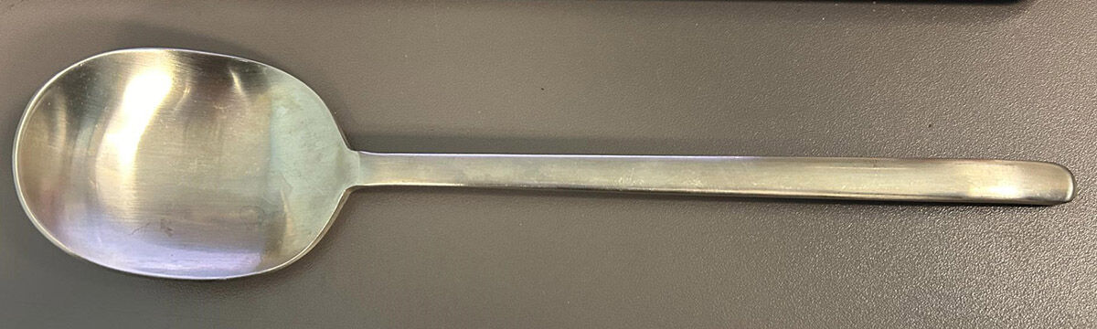 Data (Stainless) Solid Serving Spoon by Ikea Flatware-1