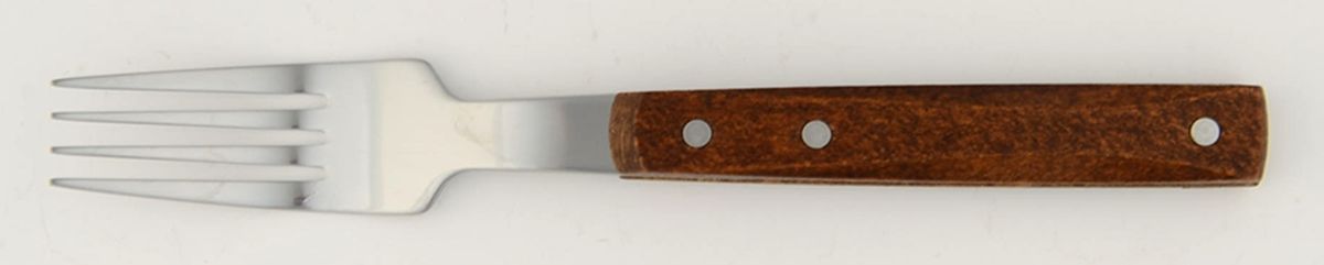 Rustik (Stainless, Wood) Individual Salad Fork by Ikea Flatware-1