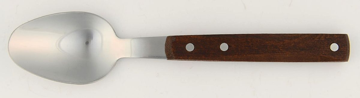 Rustik (Stainless, Wood) Place/Oval Soup Spoon by Ikea Flatware-1