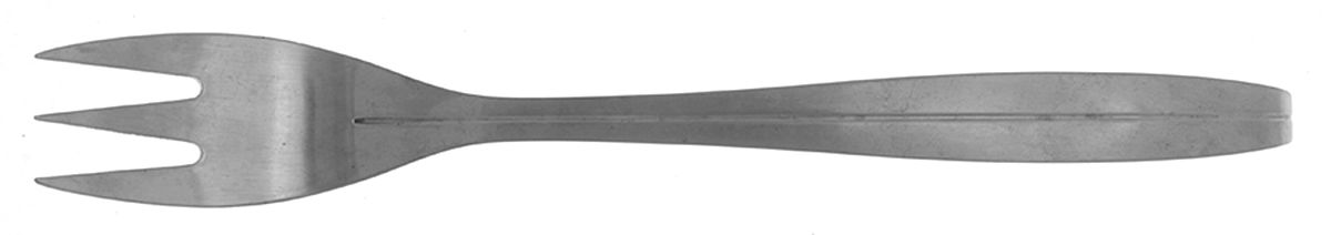 Delikat (Stainless) Large Solid Cold Meat Serving Fork by Ikea Flatware-1