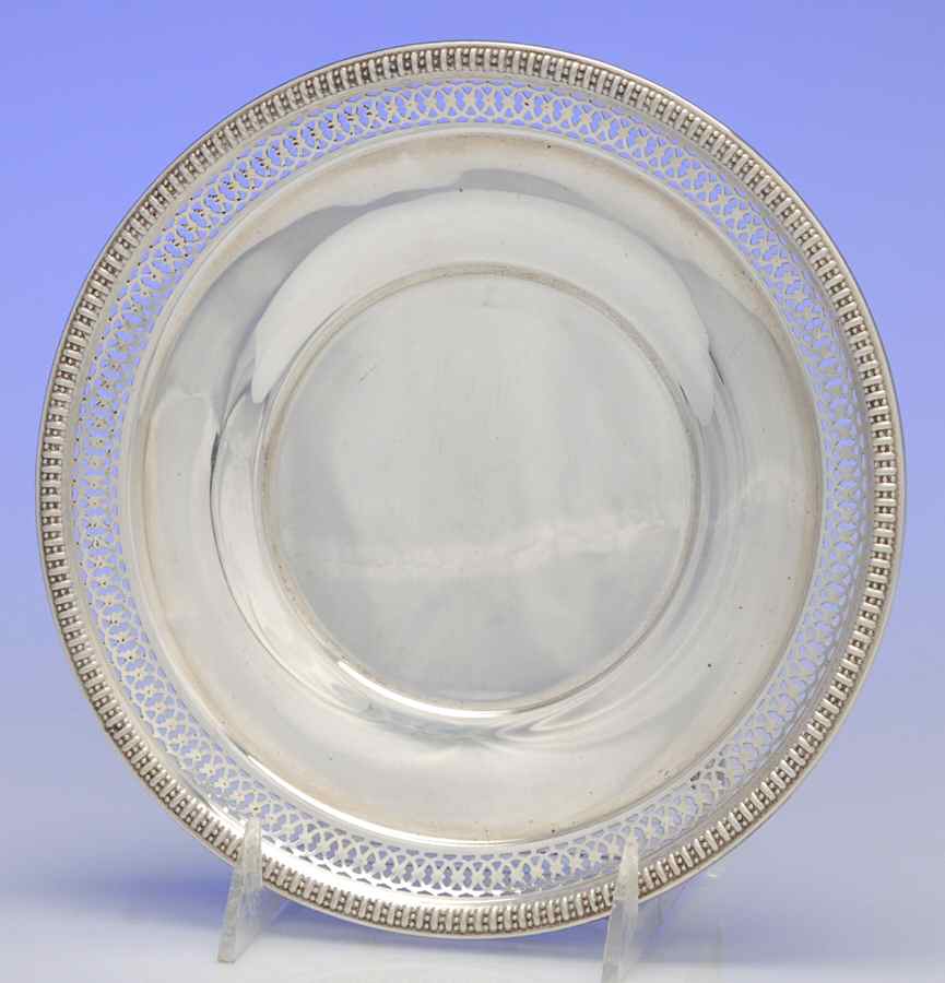 55A (Sterling, Hollowware) Small Sterling Sandwich Plate by International Silver-1
