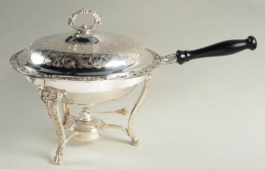 575 (Silverplate, Hollowware) Silverplate Chafing Dish by International Silver-1