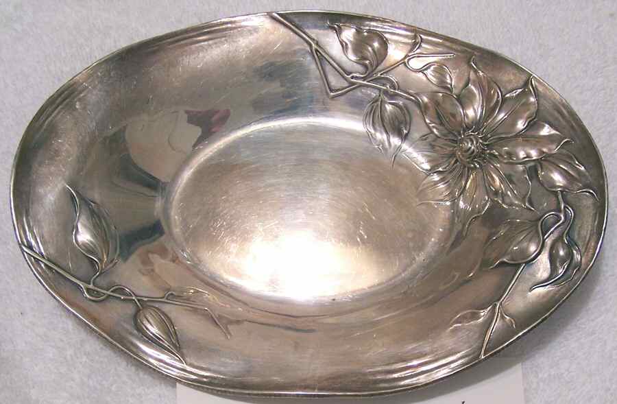 C2891 (Sterling, Hollowware) Sterling Sandwich Plate by International Silver-1