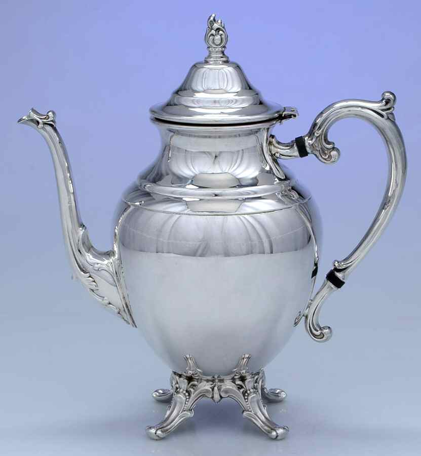 292 (Silverplate, Hollowware) Silverplate Coffee Pot by International Silver-1