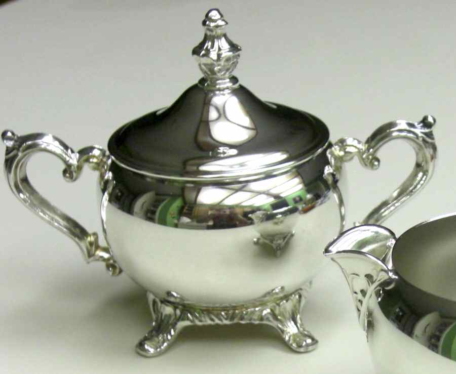 801 (Silverplate, Hollowware) Sugar Bowl & Lid by International Silver-1