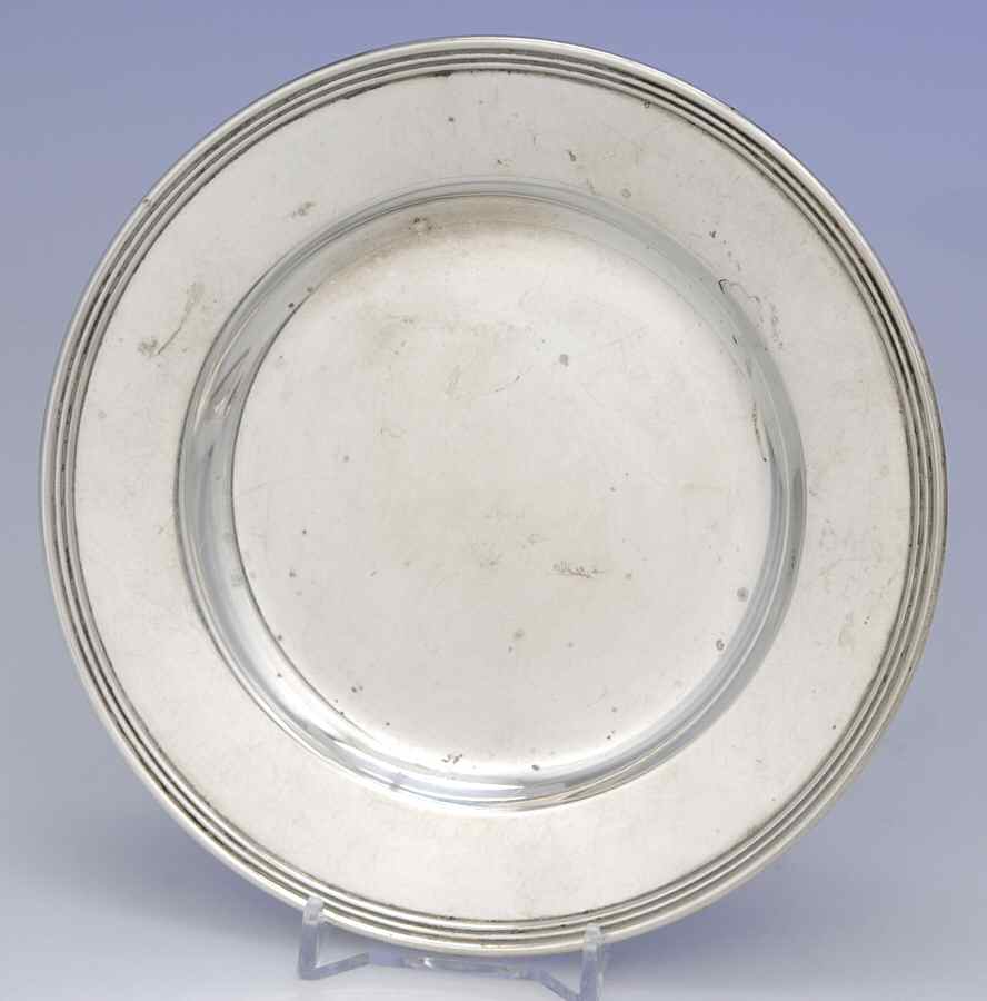 698 (Sterling, Hollowware) Bread Plate by International Silver-1