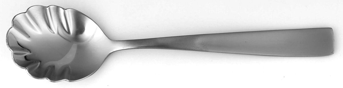 Satin Danford (Stainless) Sugar Shell Spoon by International Silver-1
